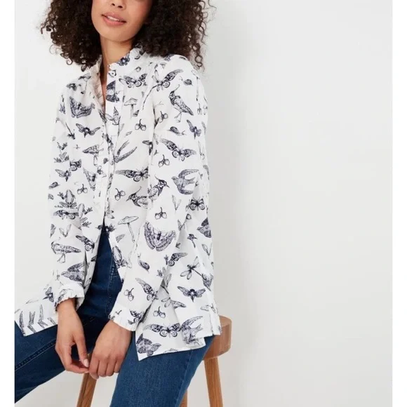 NWT Joules Kristin Pie Crust Shirt - Picture 5 of 11